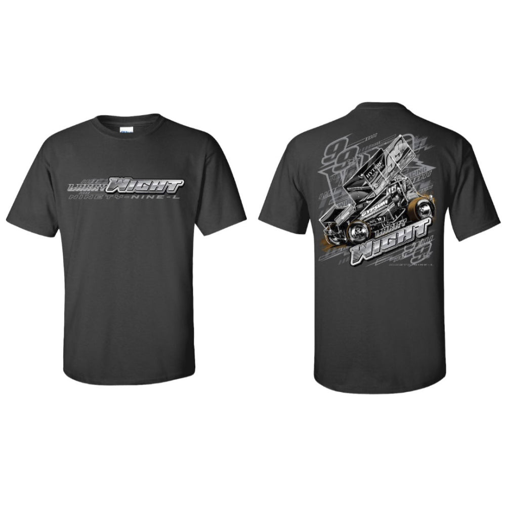 99L Larry Wight Sprint Car T-Shirt - Black