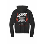 99L Crew Hoodie - Black/Gray