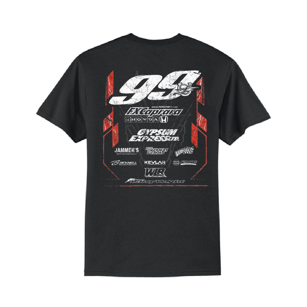 99L Crew T-Shirt - Black/Gray