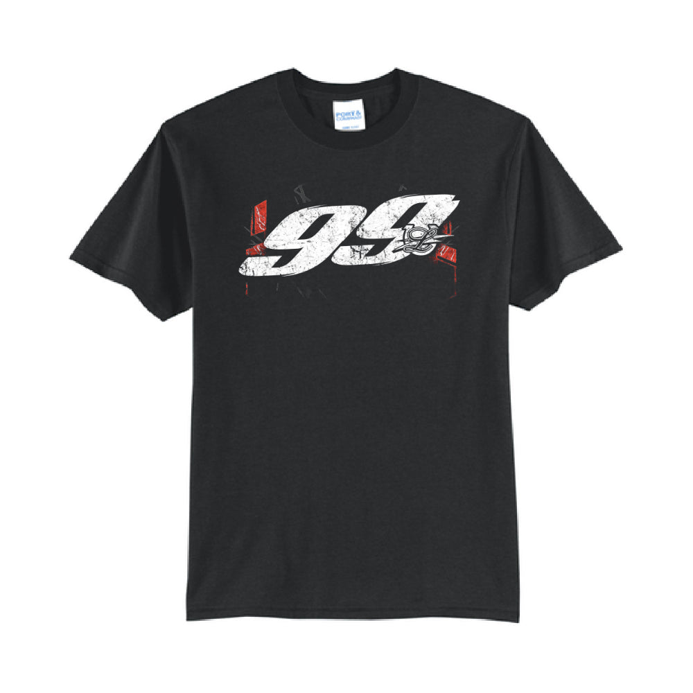 99L Crew T-Shirt - Black/Gray