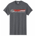 99L Crew With Stripes T-Shirt - Charcoal Gray