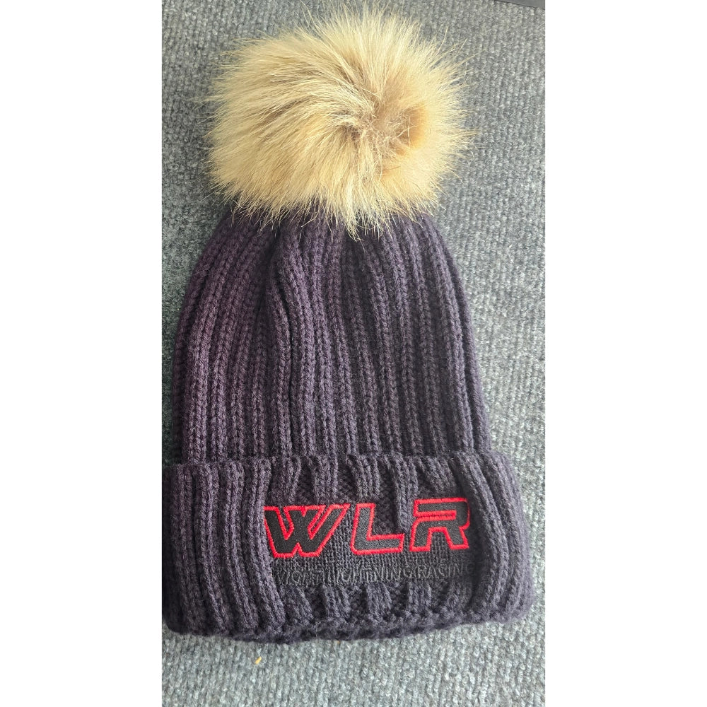 WLR Red Lettering Black Winter Hat